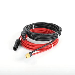 Câble d'extension solaire Skycorp Xt60 adaptateur DC-DC 10AWG 6.0mm² 1m pour station d'alimentation, indice IP67, 30A, cuivre étamé UL94 V-0 XLPO - Product Image 2