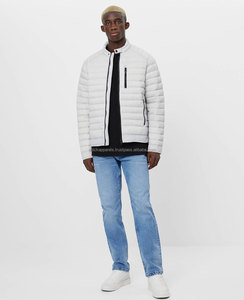 Chaqueta de Invierno para Hombre, Estilo Bomber, Acolchada, de Nailon/Algodón, Cálida, Transpirable, Resistente al Viento, Informal, Estilo Motero - Product Image 4