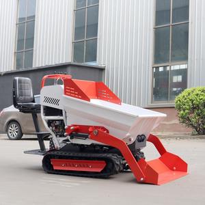 Mini Crawler Dumper 0,8 Ton Crawler Dumper China Tracked Dumper con grúa - Product Image 4