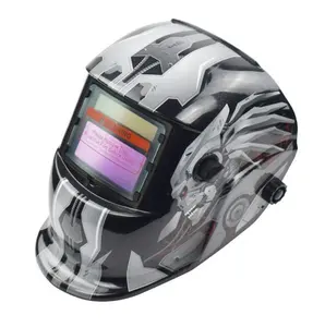 Cabeça capacete de soldagem auto escurecimento transformador completo
