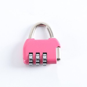 Travel Combination <b>Lock</b> 3 Digit Zinc Alloy Resettable For Backpack <b>Suitcase</b> Luggage Locker Door Cabinet Toolbox - Product Image 2
