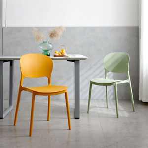 Morden linh hoạt <span class=keywords><strong>Stackable</strong></span> lỗ thoáng khí trở lại Polypropylene nhựa ăn nhà hàng ghế nhà bếp - Product Image 5