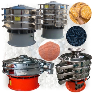 Crible vibrant industriel en acier inoxydable, séparateur de poudre mobile, filtre vibrant <span class=keywords><strong>rotatif</strong></span> pour l'exploitation minière - Product Image 1