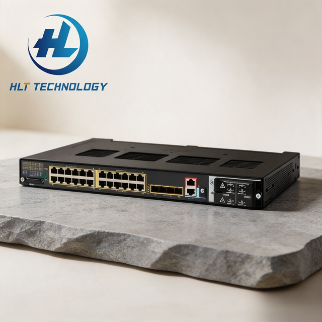 IE-4010-4S24P High Density 24 Port Gigabit PoE+ Industrial Managed Switch with 4 SFP Uplinks Rugged Rack Mount Network Switch