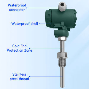جهاز إرسال/مستشعر/محول حرارة RTD نوع <span class=keywords><strong>PT100</strong></span>/1000 بجهد 0-5 فولت وتيار 4-20 مللي أمبير لقياس وتحكم درجة حرارة المياه، تصنيع حسب الطلب - Product Image 6