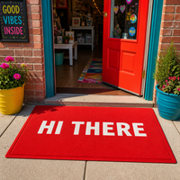 Tapis d'entrée commerciaux en aluminium avec cadre métallique anti-poussière, tapis de porte encastré pour hôtels et centres commerciaux