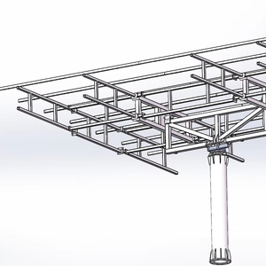 Système de suivi solaire Jimi-Tech GPSST-D2 10KW DC24V 20 panneaux avec composants clés, actionneur linéaire robuste et entraînement de rotation pour tracker solaire - Product Image 1