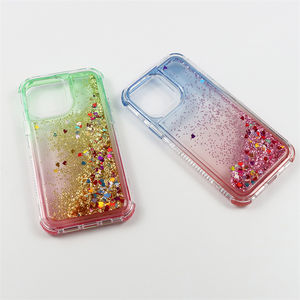 Funda Protectora para <span class=keywords><strong>Teléfono</strong></span> Móvil con Purpurina Brillante, Estilo Ins, de TPU Suave, Resistente a Golpes, para 17/16/15/14/13/12/11 Pro Max - Product Image 3