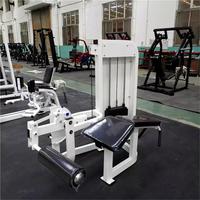 Machine à flexions de jambes allongées Freeman, équipement commercial à charge par pignon pour flexions des ischio-jambiers avec rouleau réglable, fabrication OEM