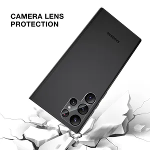 واقي لعدسة كاميرا الهاتف المحمول من الزجاج المقسى مضاد للخدش 9h شفاف عالي الوضوح لهاتف Samsung Galaxy S24 S23 S22 S21 Plus Ultra