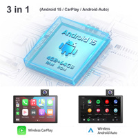 Autoradio OEM/ODM sans fil 4G SIM Carplay 10.1 Android 15 4G+64G 1080P avec caméra embarquée GPS 4G ADAS et boîte noire DVR