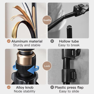 Hot Bán Xu Hướng Sản Phẩm 2024 New Arrivals Điện Thoại Di Động Live Streaming Đứng Di Động Điện Thoại Thông Minh <span class=keywords><strong>Tripod</strong></span> Tầng Đứng Chủ - Product Image 4