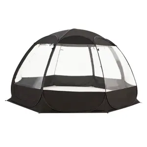 Tenda a forma di zucca di tipo facile da piegare e facile da aprire di alta qualità per il campeggio con più opzioni di tenda