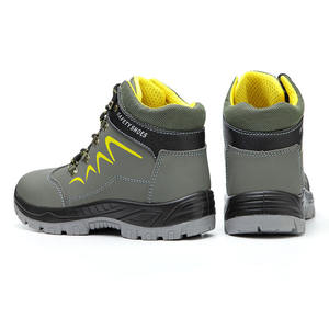 Stivali da lavoro invernali in pelle scamosciata resistente stivali da deserto impermeabili per la costruzione e la fabbrica Chaussure De Securite - Product Image 5