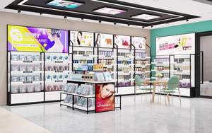 Nhà Máy Bán Buôn Customized Nước Hoa Hiển Thị Đứng Bán Lẻ Mỹ Phẩm Hiển Thị Kệ Cho Các Cửa Hàng - Product Image 5