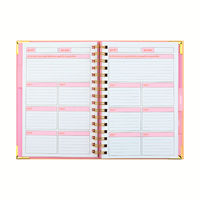 Venta al por mayor de regalos promocionales de lujo OEM Notebook Set de regalo oficina de negocios negro de piel sintética diario magnético A5 diario con caja