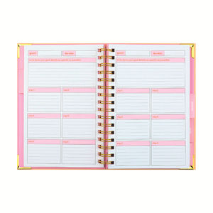 Venta al por mayor de regalos promocionales de lujo OEM Notebook Set de regalo oficina de negocios negro de piel sintética diario magnético A5 diario con caja - Product Image 3