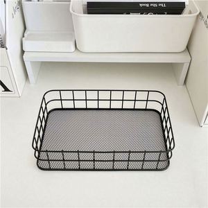 INS Nordic Iron Multifunction <b>Storage</b> Basket for Living Room Office Dormitory-Jewelry Clothing Bedding Desk Organizer - Product Image 3