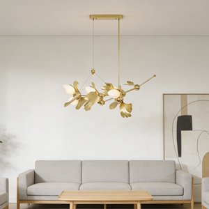 Lampe décorative de luxe, luminaire suspendu tout en métal, style design nordique, lampe artistique <span class=keywords><strong>pour</strong></span> éclairage italien - Product Image 1