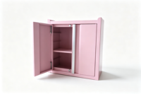 Série d'armoires à outils en fer rose MaoRong OBM, 5 tiroirs, imperméable, revêtement magnétique en poudre, coffre à outils portable de bureau, rangement d'outils