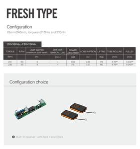 Moteur central AC pour porte à enroulement Shinilion, pour porte à enroulement simple ou double - Product Image 4