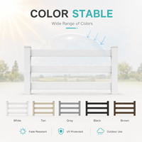 Clôture de sécurité pour ranch à 4 rails en PVC blanc enduit, anti-escalade, écologique et résistante à la décomposition, pour enclos équestres et jardins, directement de l'usine