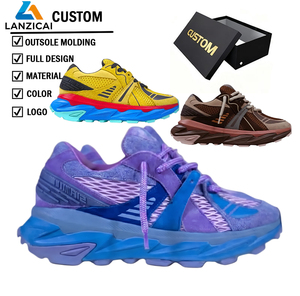 Zapatillas Deportivas Personalizadas para Hombre, Estilo Retro, Diseño Casual, para Caminar, Correr, con Parte Superior de Malla Transpirable, Logotipo Personalizado, Servicio OEM ODM - Product Image 1