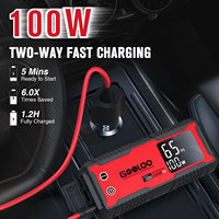 Gooloo GT4000S Ön Isıtmalı Aküsüz Çalıştırıcı Kamyon Araba Dijital Ekranlı Tüm Benzinli 10L Dizel Motor Güçlendirici Powerbank 4000A