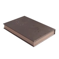 Nouvelle palette de maquillage pour les yeux 2026, cosmétiques haut de gamme, emballage mini livre de luxe en papier couché avec impression dorée