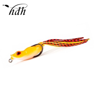 कस्टम फैक्ट्री टॉपवाटर पीवीसी 40 सेमी 7 जी 3 डी सजीव आंखें नरम चारा मेंढक का लालच मछली पकड़ने का कूद मेंढक का लालच हुक के साथ - Product Image 6