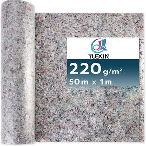 Polaire de <span class=keywords><strong>peintre</strong></span> professionnel 50 m x 1 m, 220 g/m², polaire de couverture de haute qualité pour la peinture, protection pour les sols et les meubles - Product Image 1