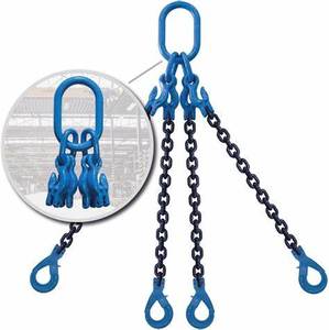 High Strength G80 Manganese Steel 4 Legs Lifting Conveyor Chain Heat Treated Black Welded Link Sling Heavy Duty Hoist ISO CHAIN - Product Image 5