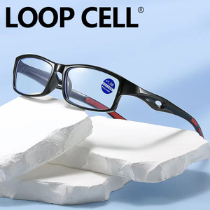 Lunettes de lecture tendance pour ordinateur PC, nouveau design 2026, pour hommes, en stock, anti-lumière bleue, presbytie, lunettes de lecture <span class=keywords><strong>pas</strong></span> chères 1.0 1.5 - Product Image 2