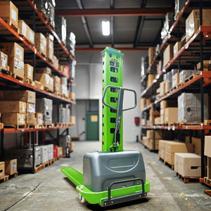 2025 nouveau style 1.5 tonnes gerbeur électrique tout-électrique chariot élévateur Type debout empileur de palettes - Product Image 2
