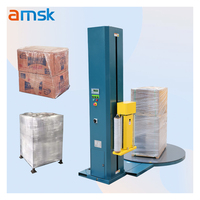 2000A Plateau Tournant Automatique Palette Extensible Emballeur Transparent Film Étirable Pack Machine Stress Film Bois Machine D'emballage