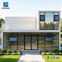 Maison conteneur mobile de luxe en acier, bureau modulaire, villa préfabriquée, hôtel démontable