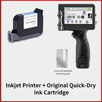 Imprimante jet d'encre industrielle manuelle AISOMARK, nouvelle version améliorée, autonomie de 8h, pour numéros de lot, logos, QR codes, flex, œufs