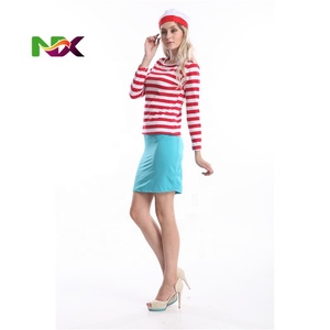 월리 여성 의상 80년대 웬다 웬디 만화 캐릭터 의상 코스프레 카니발 의상 - Product Image 3