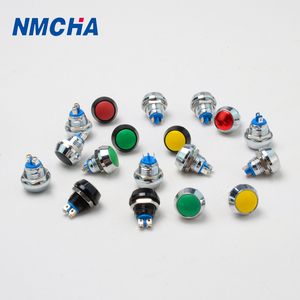 Mini 12mm bóng hình dạng điện Nút chuyển đổi không thấm nước kim loại push <span class=keywords><strong>button</strong></span> với 2NO chuyển đổi kết hợp IP65 mức 10A Max. current - Product Image 2