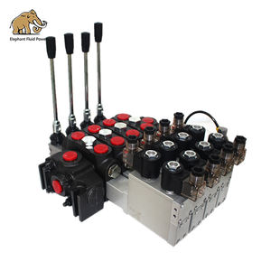 DCV140, 4 BANCO, 24 В гидравлический клапан, регулирующий клапан, ручное управление - Product Image 1