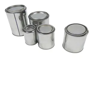 Mini pots de cire en étain, pièces, conteneur rond, de peinture, vente en gros