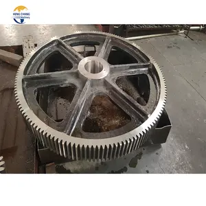 China hot sale Custom Ring Gear Large forged steel metal gear wheel rotary ring gear supplier