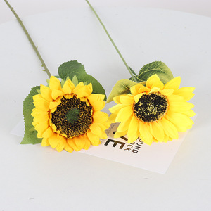 Bouquet de tournesols artificiels Jessie 46 cm, fleurs en soie, décoration intérieure, accessoires de mariage - Product Image 3