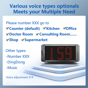 Système d'appel sans fil pour restaurants, panneau d'affichage de gestion des files d'attente pour la <span class=keywords><strong>restauration</strong></span> en langue arabe - Product Image 5