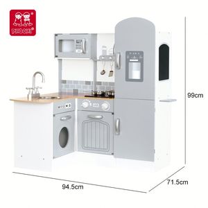 Set da <span class=keywords><strong>Cucina</strong></span> Educativo in <span class=keywords><strong>Legno</strong></span> <span class=keywords><strong>Montessori</strong></span> Personalizzato per <span class=keywords><strong>Bambini</strong></span>, Gioco di Ruolo per Imparare a Cucinare, Giocattoli Educativi - Product Image 4