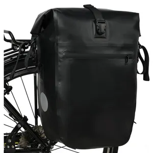 Large capacity bike waterproof side pannier front frame motorcycle rear bike bag double pannier bag