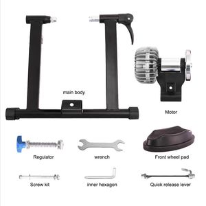 Soporte Plegable Impermeable <span class=keywords><strong>para</strong></span> Bicicleta con Altura Ajustable (77-112cm), 2 Ranuras <span class=keywords><strong>para</strong></span> Teléfono/Tablet, <span class=keywords><strong>para</strong></span> Bicicleta de Carretera, Ciclismo en Interiores y Fitness - Product Image 3