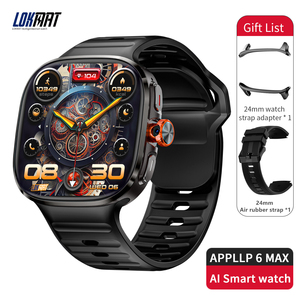 Reloj Inteligente Android 4G con 3 GB de RAM y 32 GB de ROM, Pantalla AMOLED Cuadrada, Monitor de Actividad Física, Correa de Silicona, Resistente al Agua IP67, Recordatorio de Llamadas, Unisex - Product Image 3