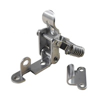 Serrure de boîte isotherme J108B avec loquet à ressort, en acier galvanisé et fer, emballée dans un sac et un carton