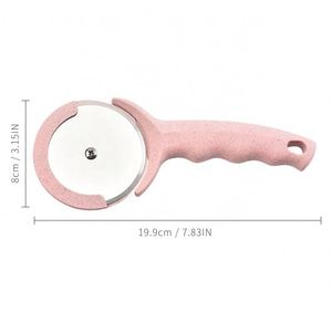Stainless Steel Foldable Roller Pizza Cutter With Single <b>Wheel</b> Multi-Purpose for Efficient Cutting - Product Image 3